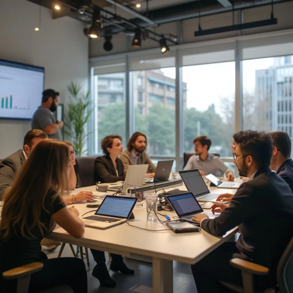 Equipo de trabajo profesional